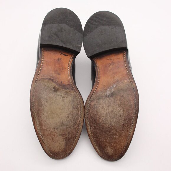 Allen Edmonds Grayson Dress Shoes Mens 9.5 D Black Loafers Slip-On Tassels main image 7